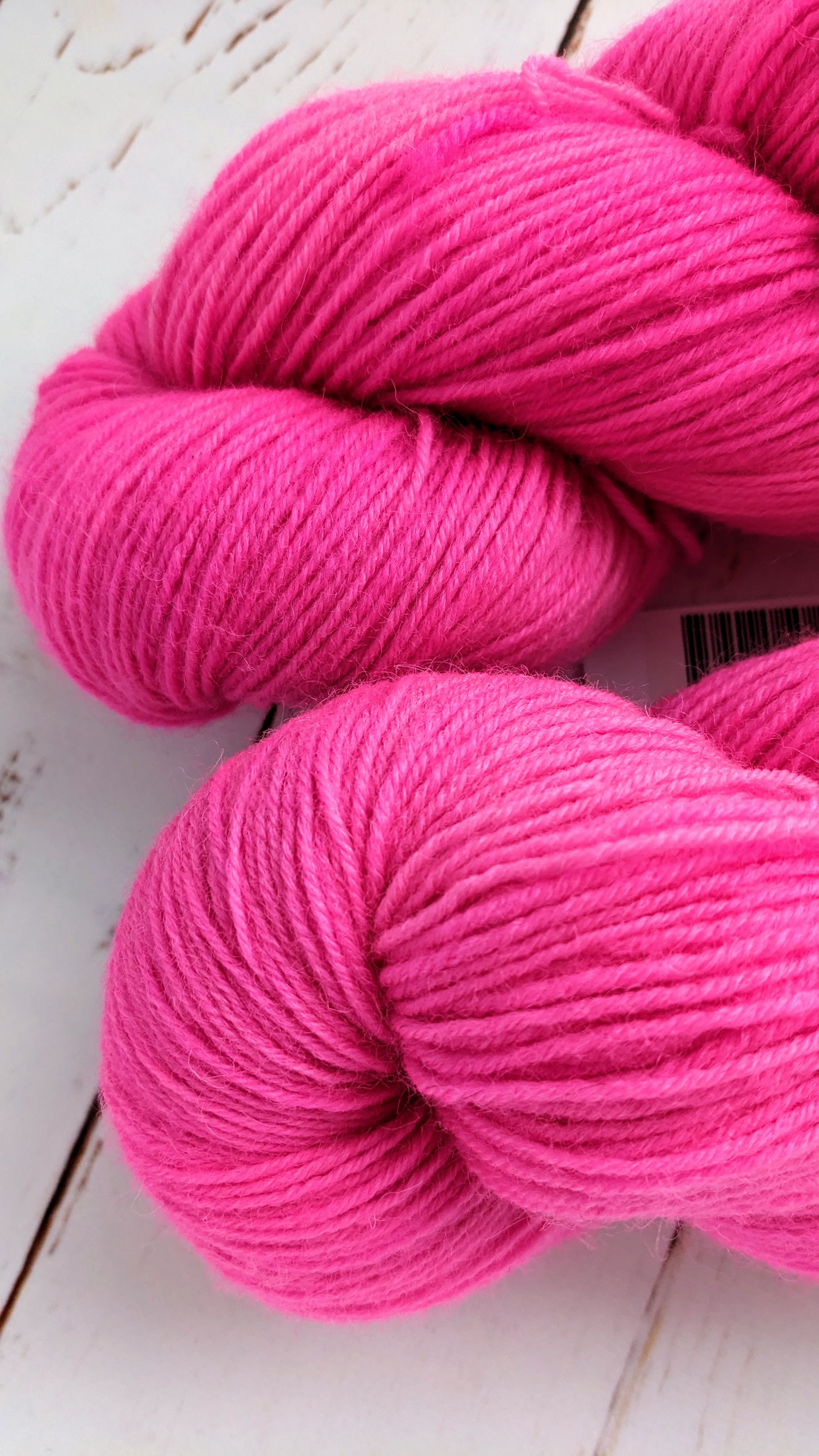 Hot pink wool yarn store